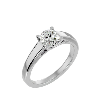 Johanna solitaire diamond engagement ring