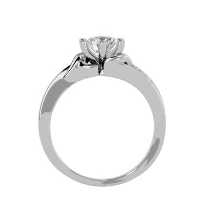 Aarini six prong diamond engagement ring