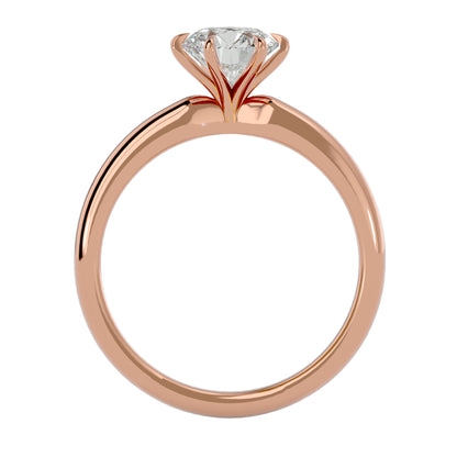 Vamika six prong diamond engagement ring