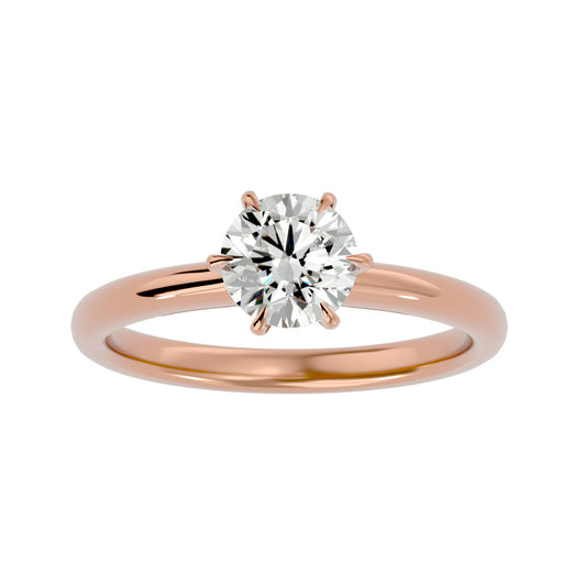 Vamika six prong diamond engagement ring