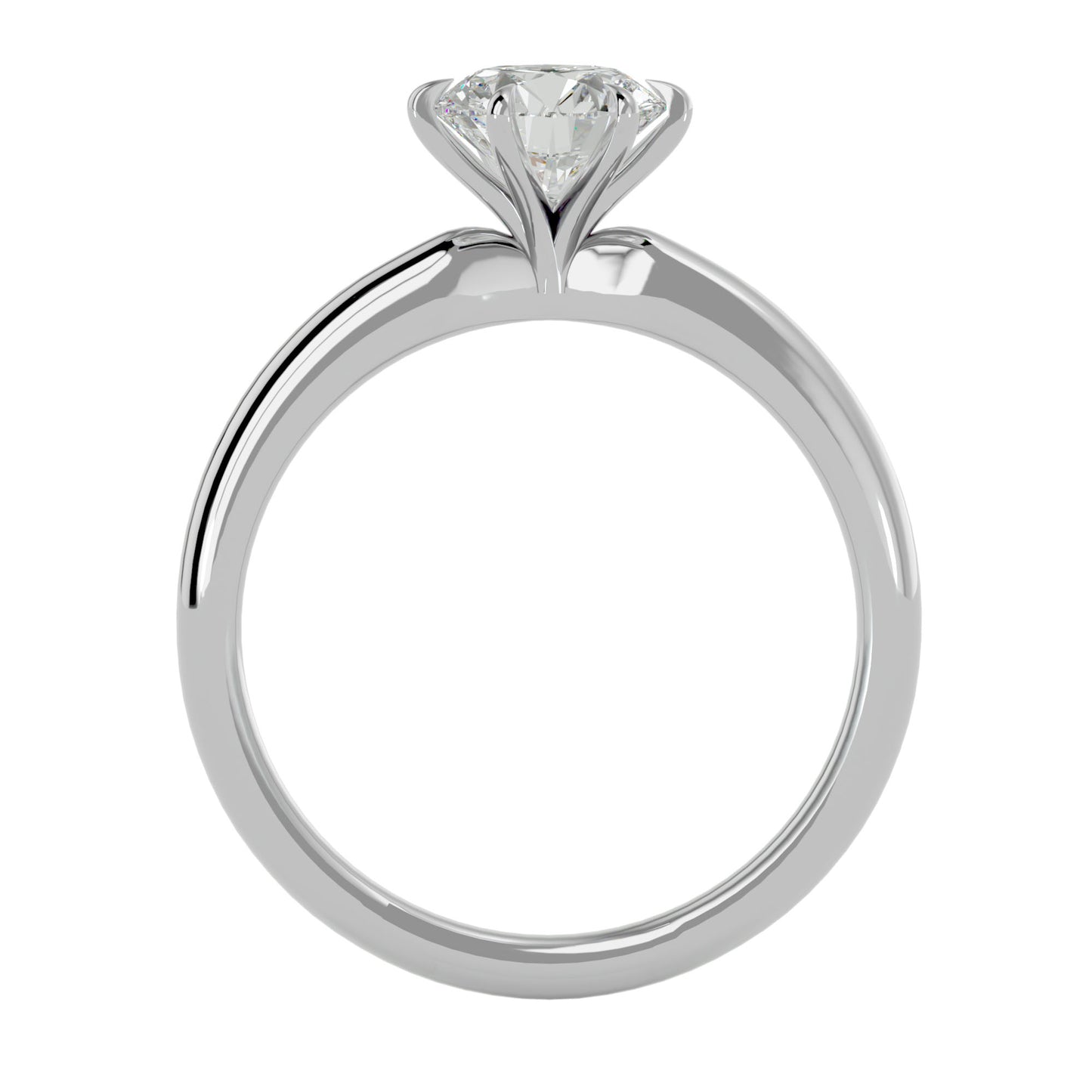 Vamika six prong diamond engagement ring