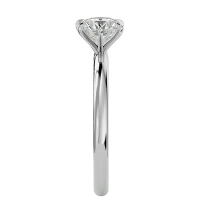 Vamika six prong diamond engagement ring