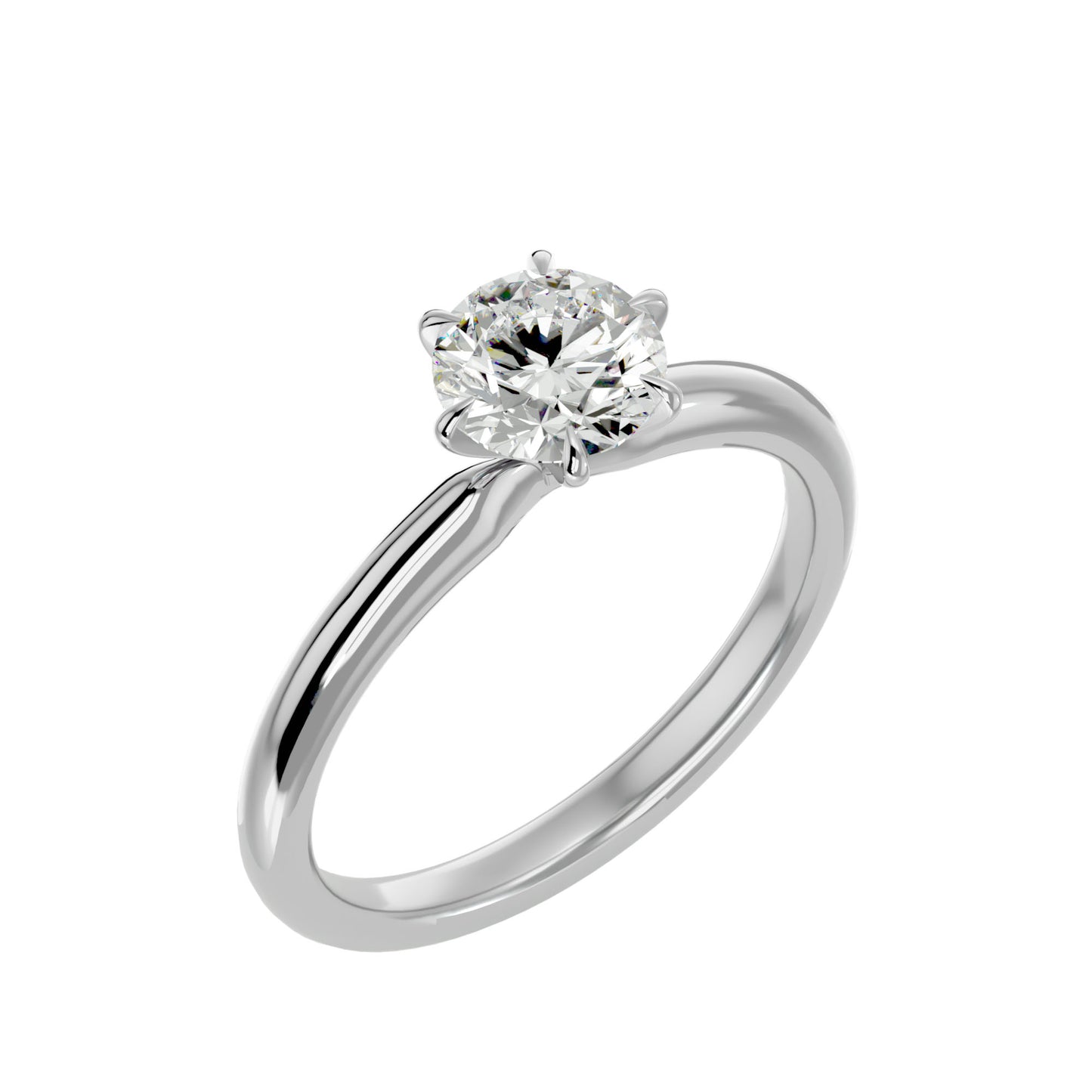 Vamika six prong diamond engagement ring