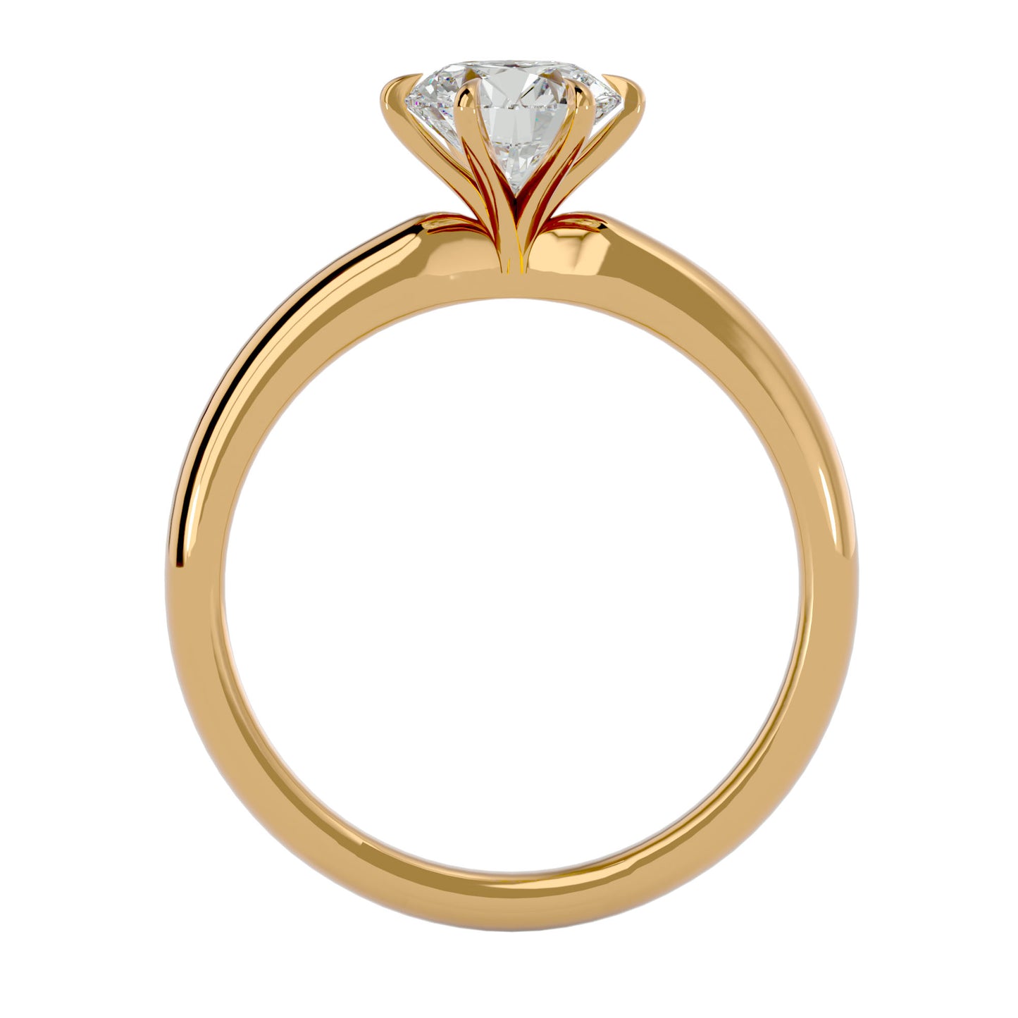 Vamika six prong diamond engagement ring