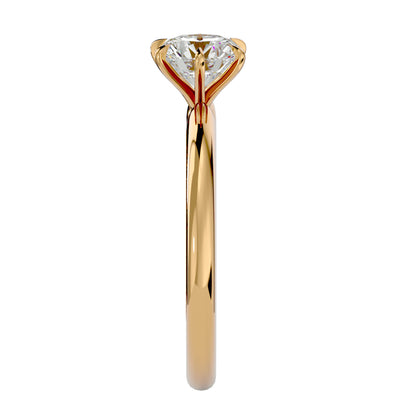 Vamika six prong diamond engagement ring