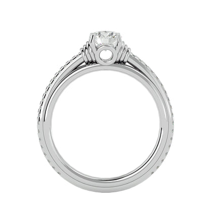 Lyra diamond engagement ring