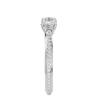 Lyra diamond engagement ring