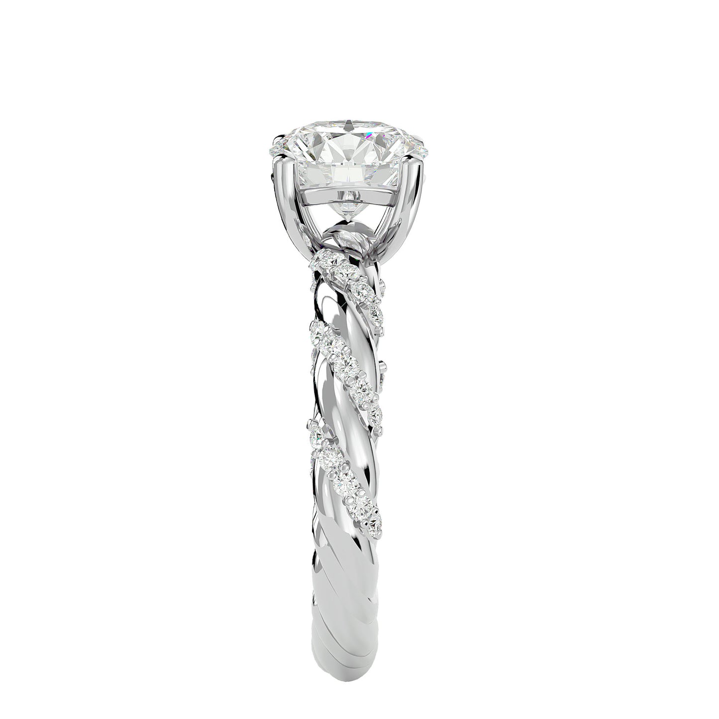 Isabeau diamond engagement ring