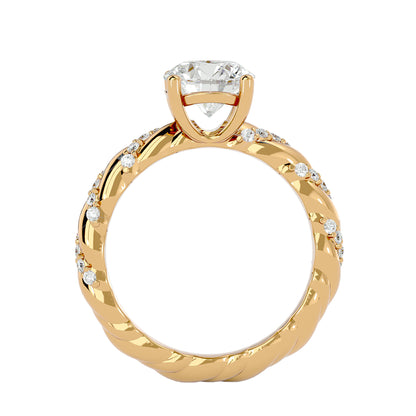 Isabeau diamond engagement ring