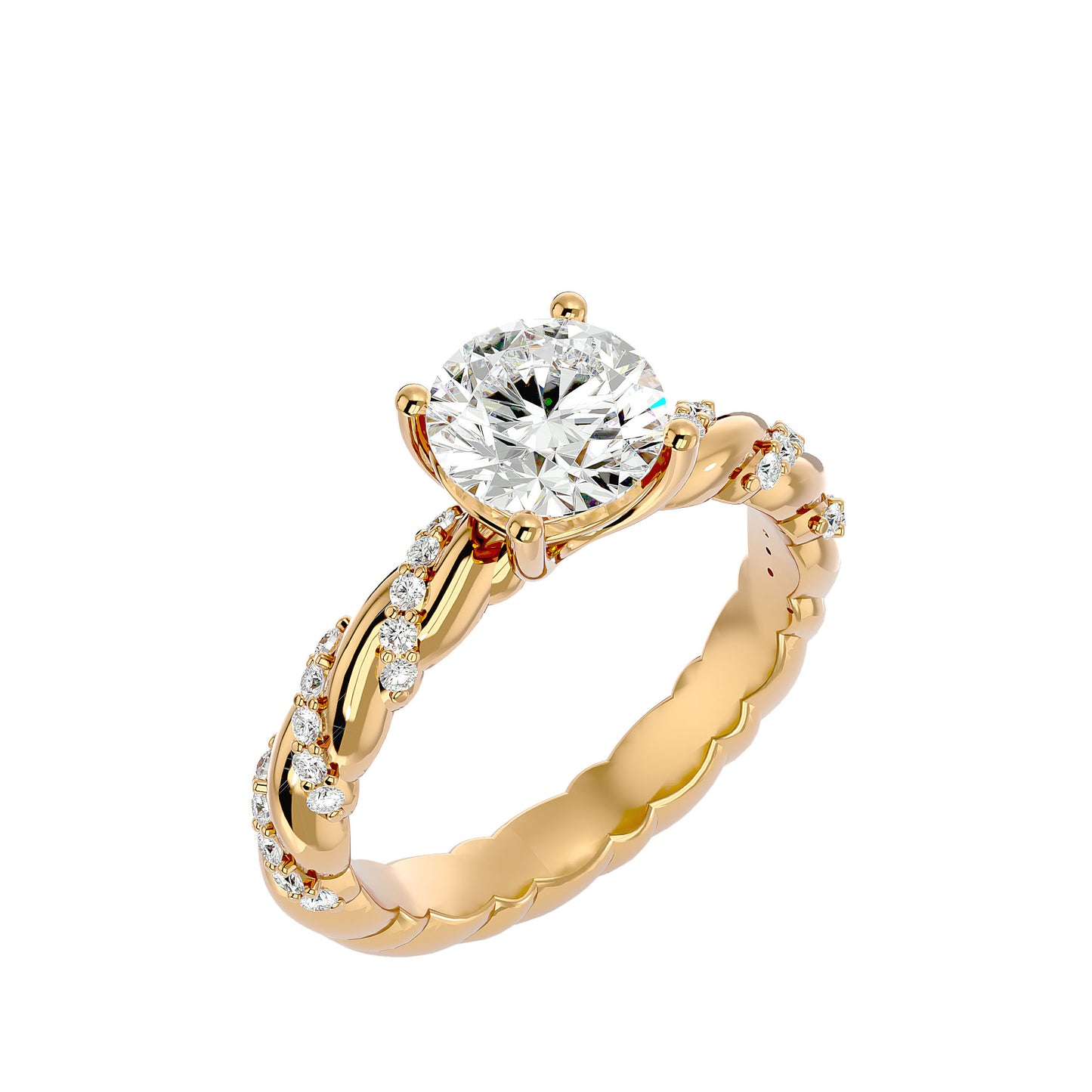 Isabeau diamond engagement ring