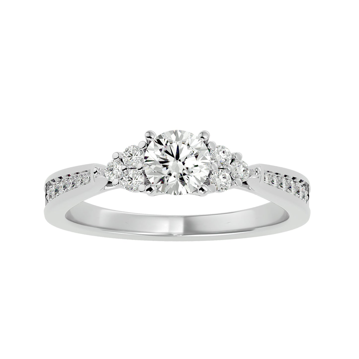 Nayeli diamond engagement ring