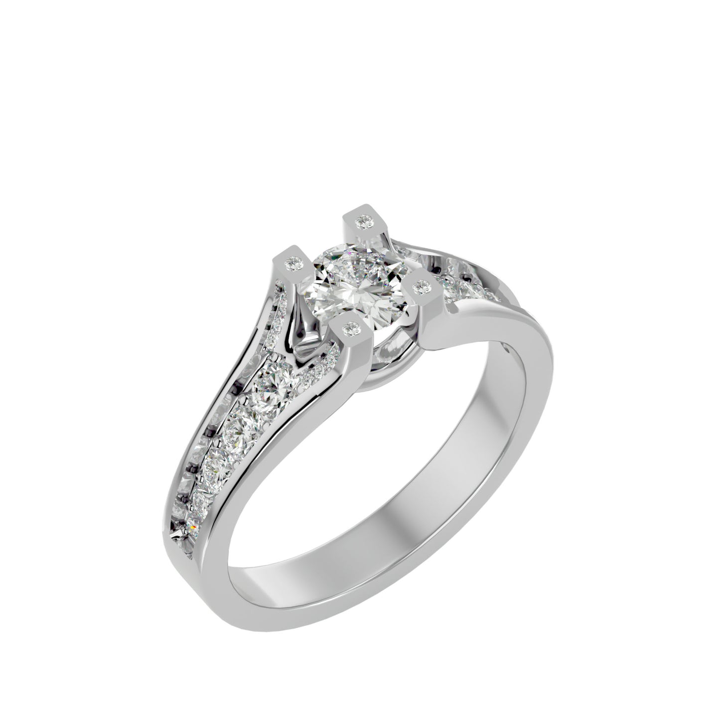 Kitchi diamond engagement ring