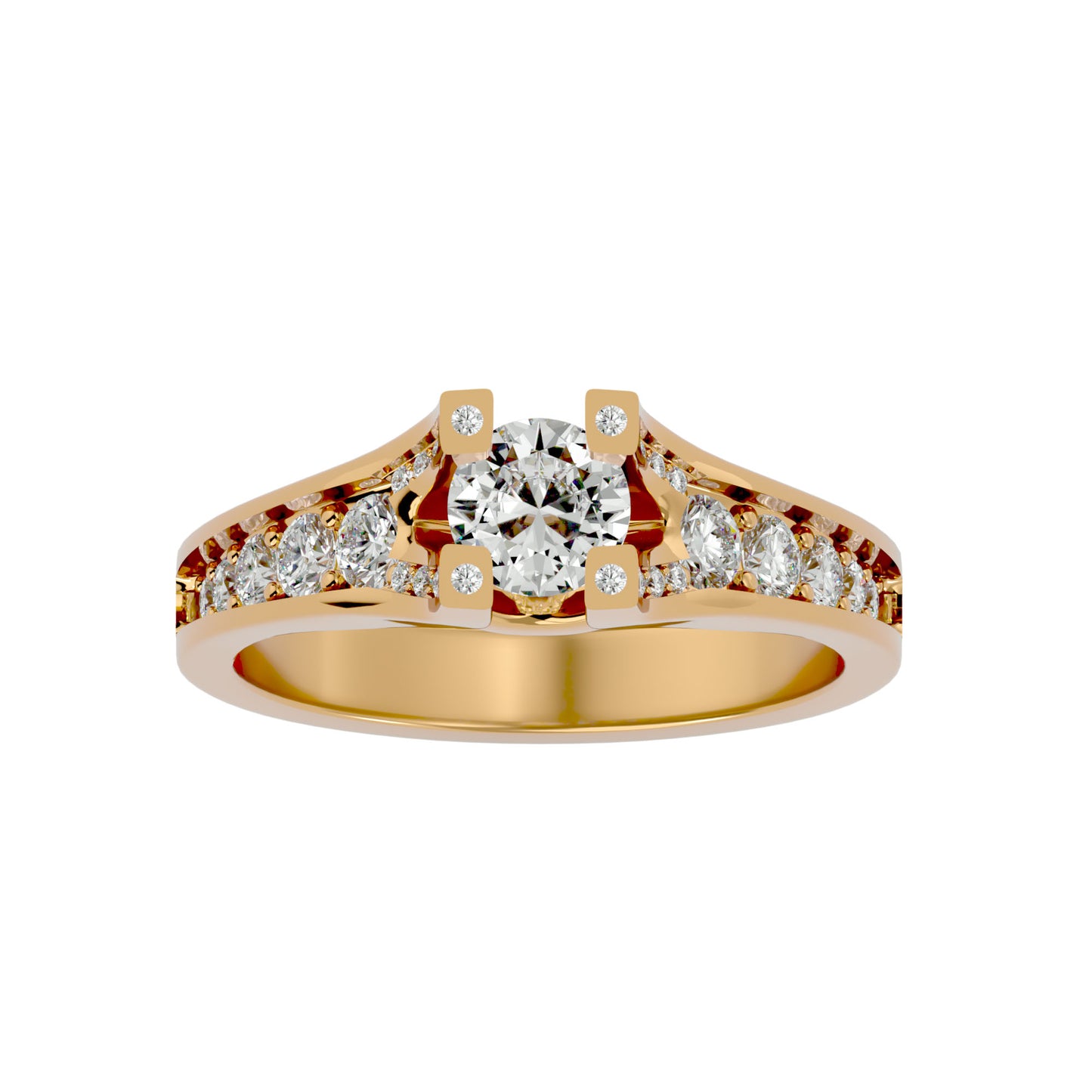 Kitchi diamond engagement ring