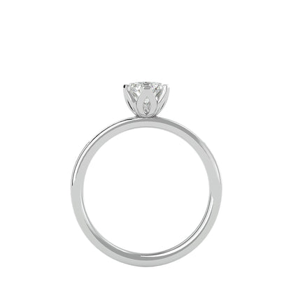 Calyx diamond engagement ring