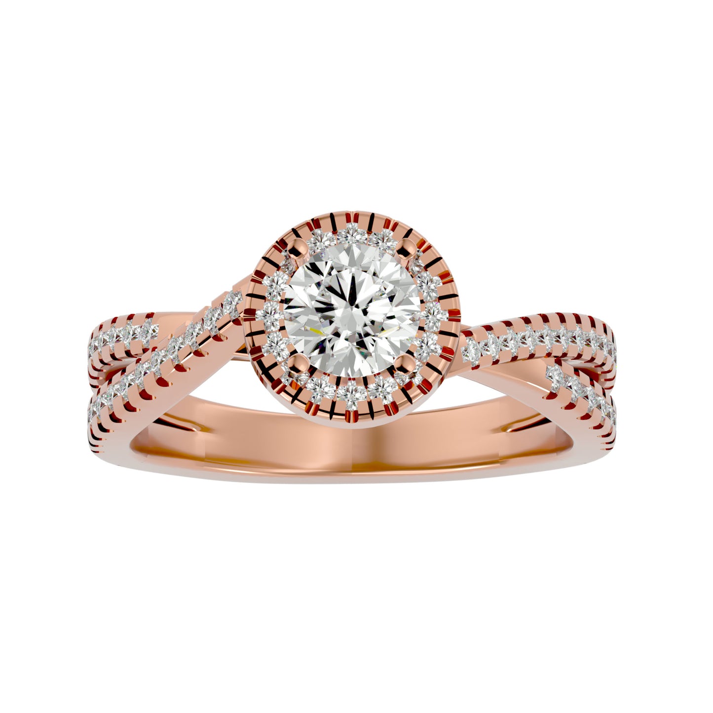 Bella diamond engagement ring