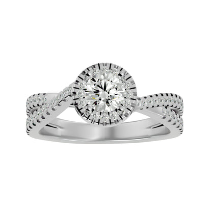 Bella diamond engagement ring