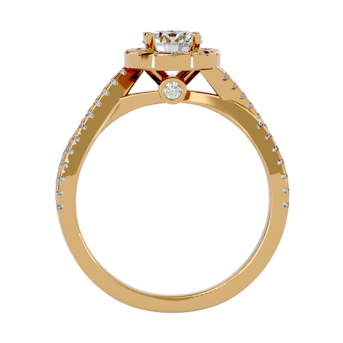 Bella diamond engagement ring