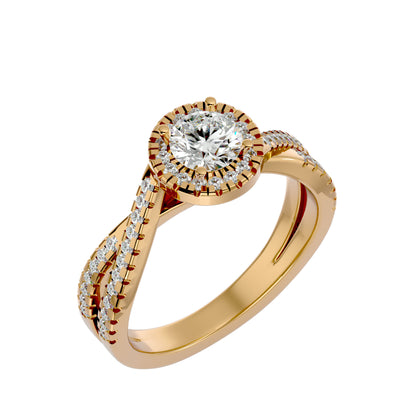 Bella diamond engagement ring