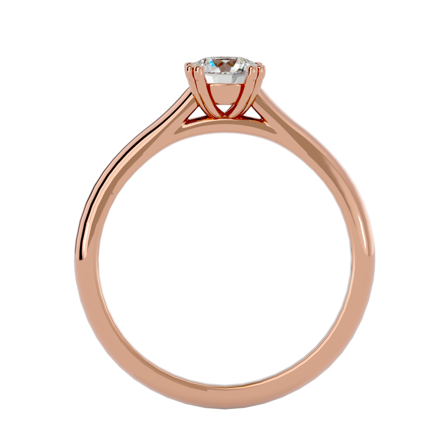 Eirlys solitaire diamond engagement ring