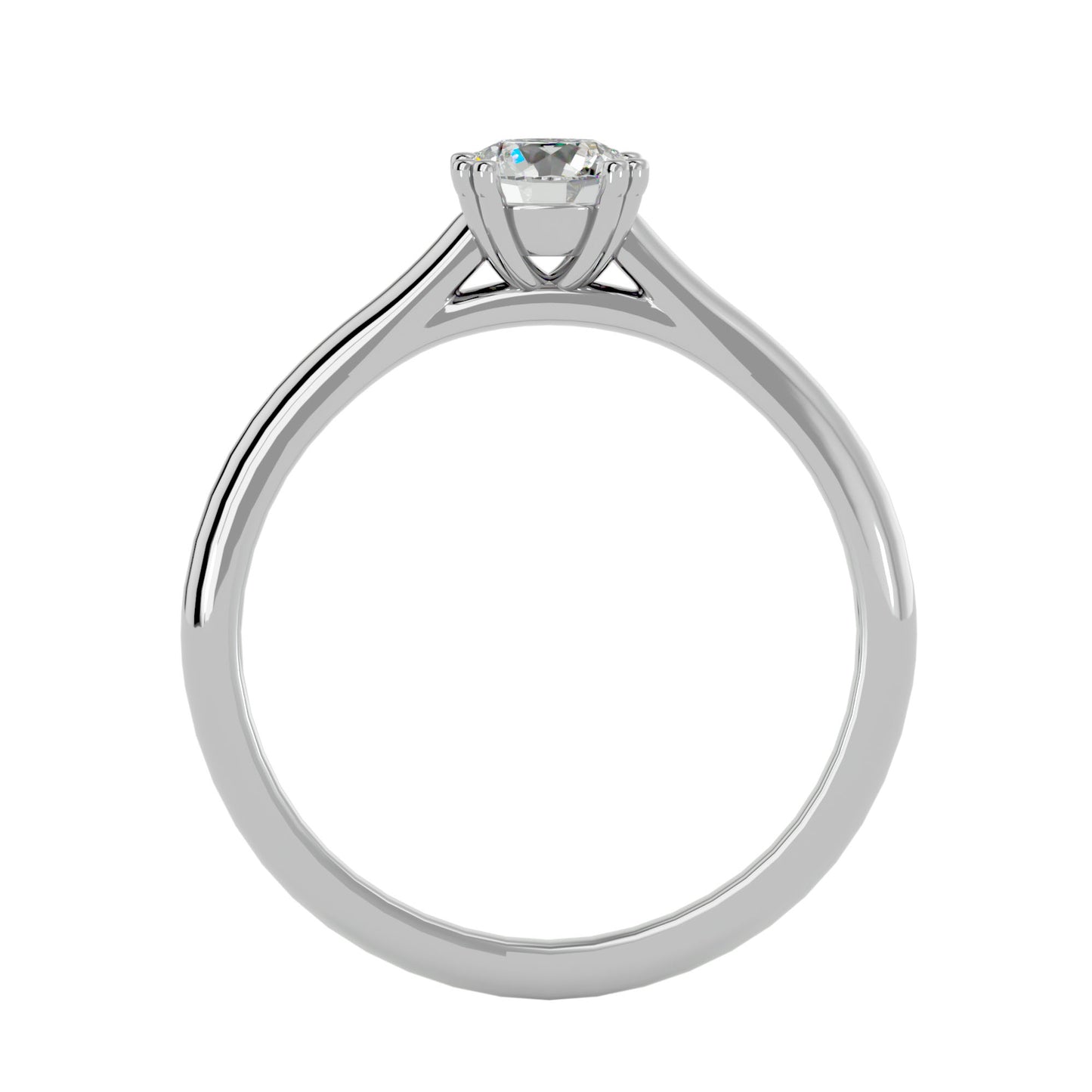 Eirlys solitaire diamond engagement ring