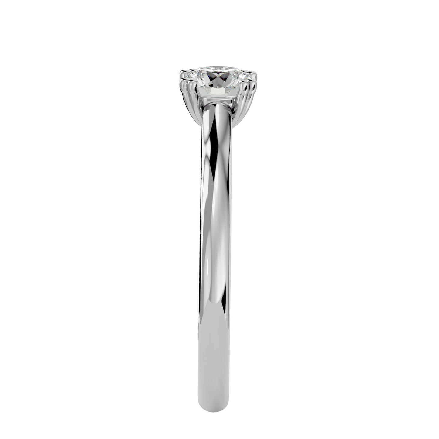Eirlys solitaire diamond engagement ring