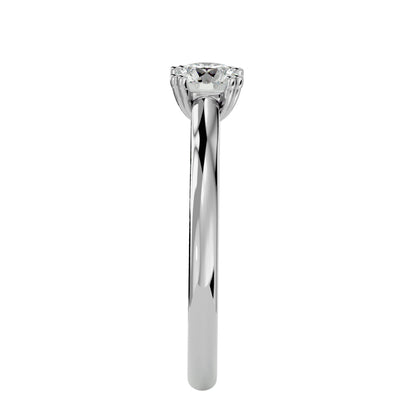 Eirlys solitaire diamond engagement ring