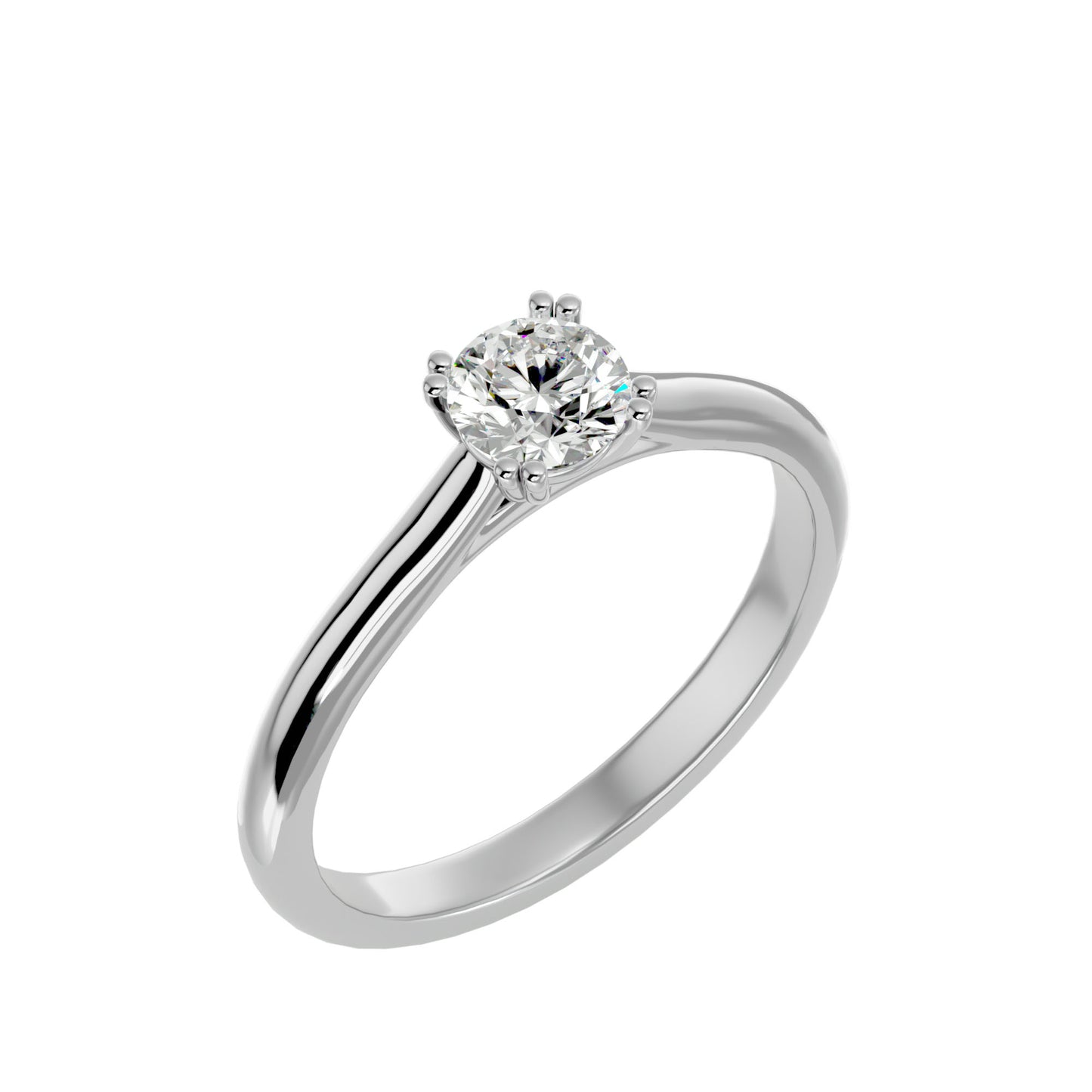 Eirlys solitaire diamond engagement ring