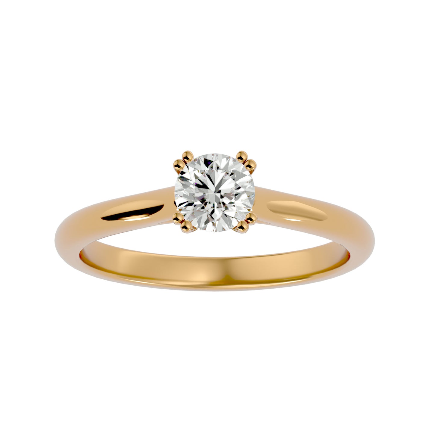 Eirlys solitaire diamond engagement ring