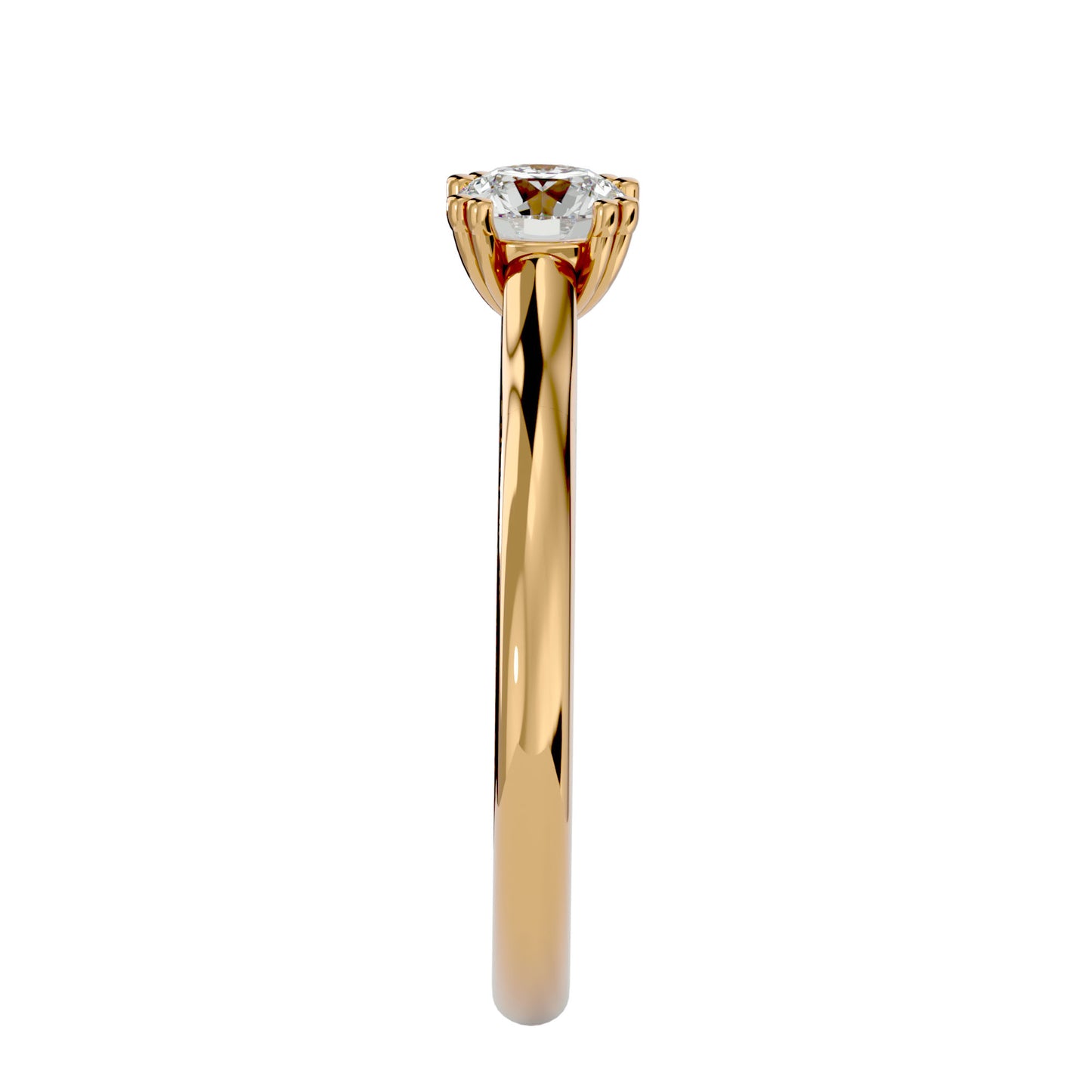 Eirlys solitaire diamond engagement ring