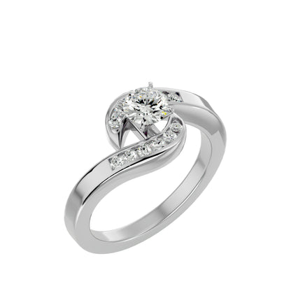 Nellwyn solitaire diamond engagement ring