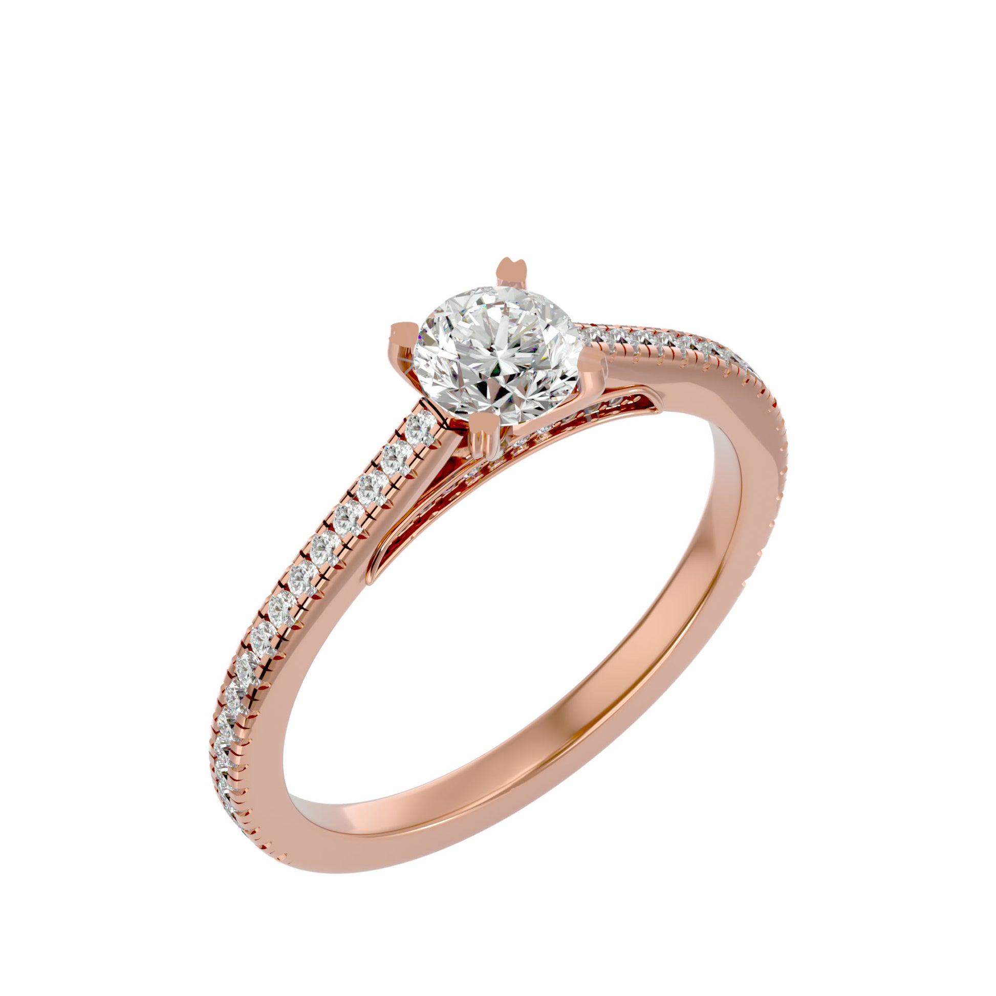 Selah soliatire diamond engagement ring