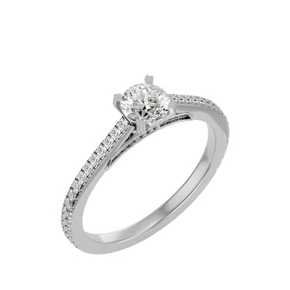 Selah soliatire diamond engagement ring