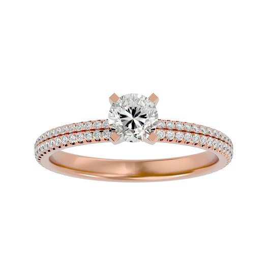 Galilee solitaire diamond engagement ring