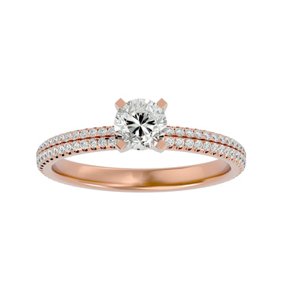 Galilee solitaire diamond engagement ring