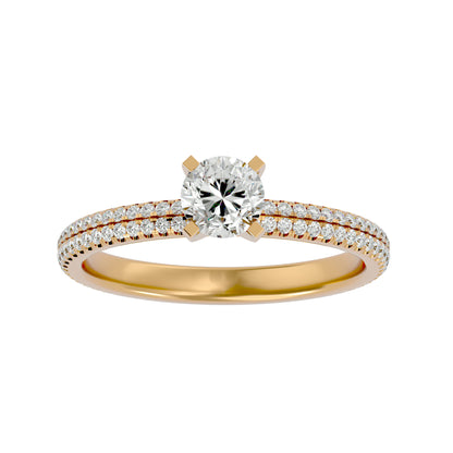 Galilee solitaire diamond engagement ring
