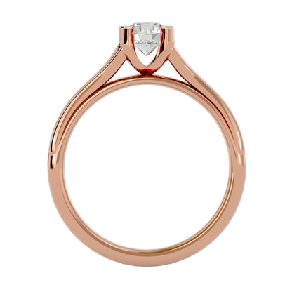 Bethany solitaire diamond engagement ring