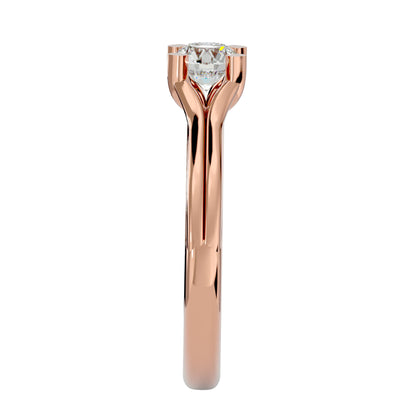 Bethany solitaire diamond engagement ring