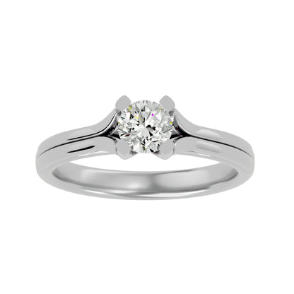 Bethany solitaire diamond engagement ring