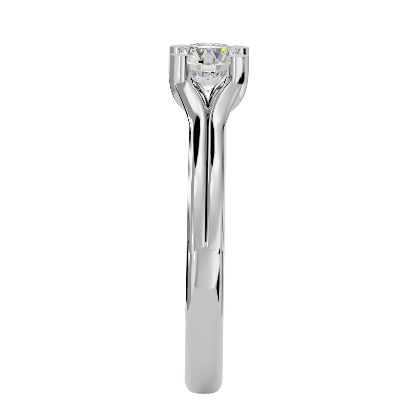 Bethany solitaire diamond engagement ring