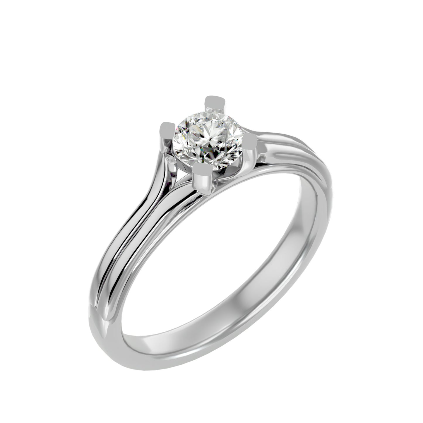 Bethany solitaire diamond engagement ring