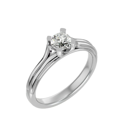 Bethany solitaire diamond engagement ring