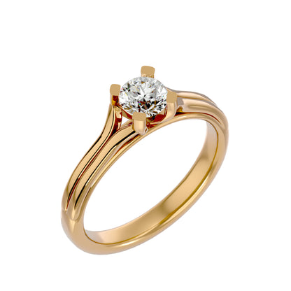 Bethany solitaire diamond engagement ring