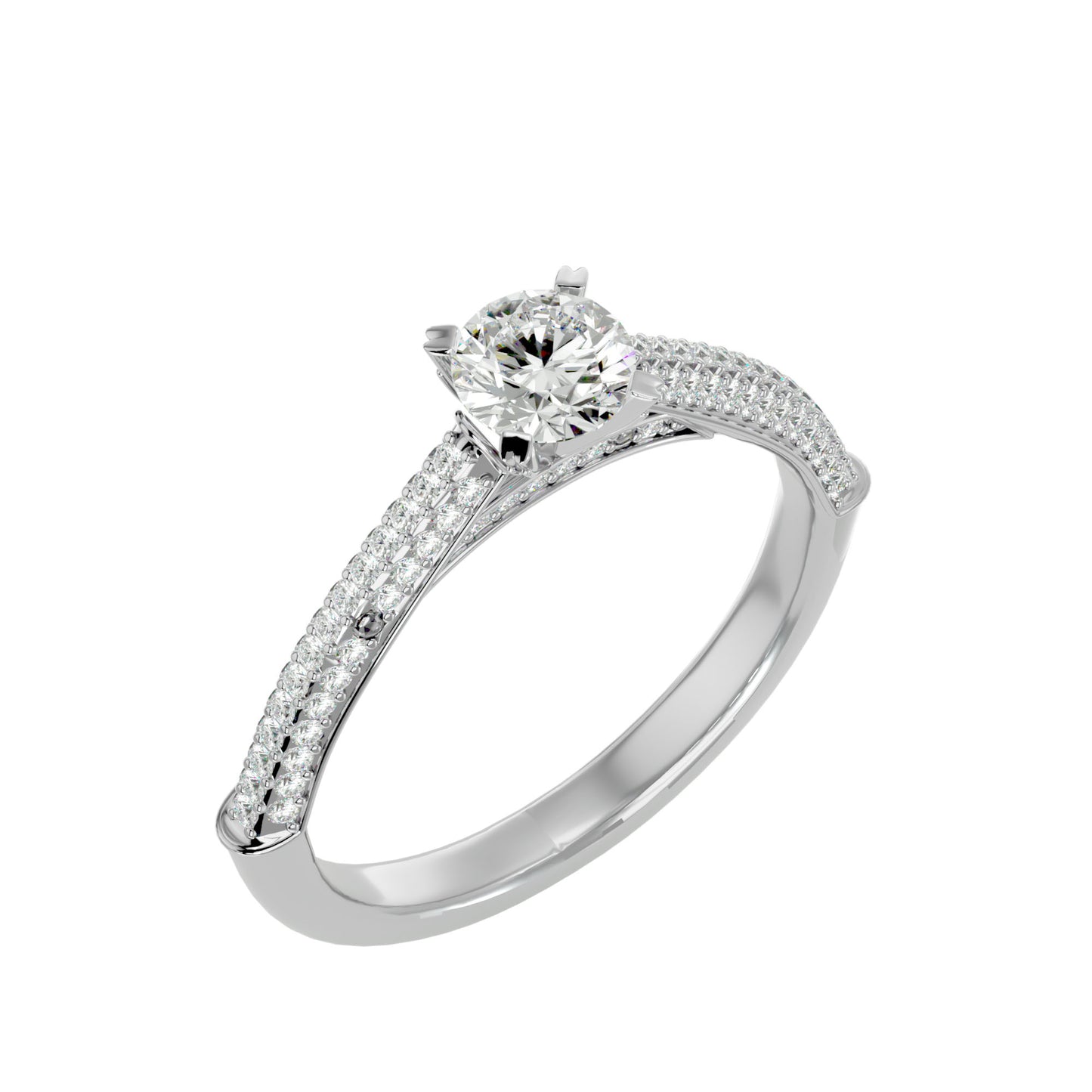 Jemima diamond engagement ring