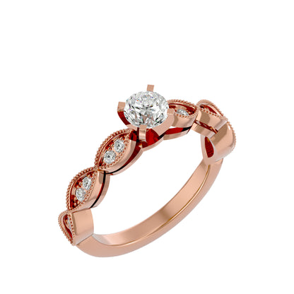 Eliana soliatire diamond engagement ring