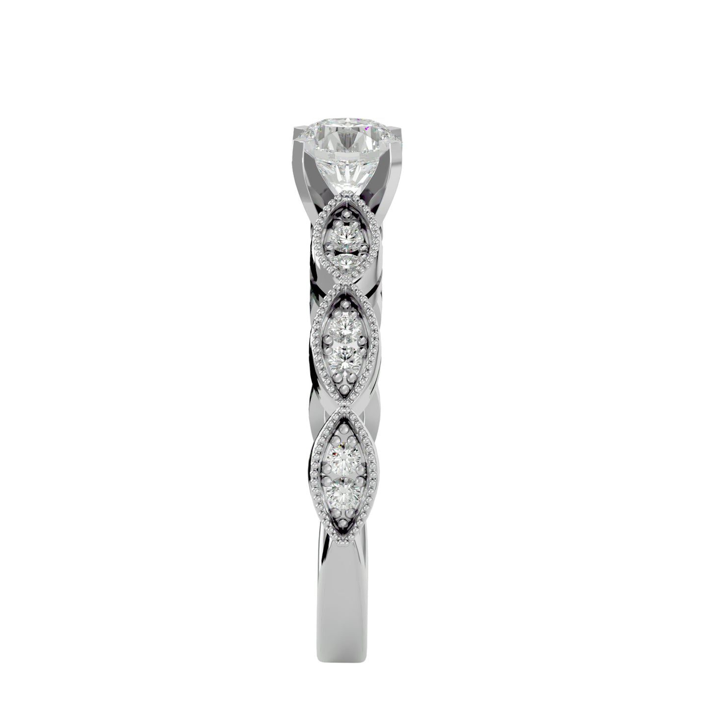 Eliana soliatire diamond engagement ring
