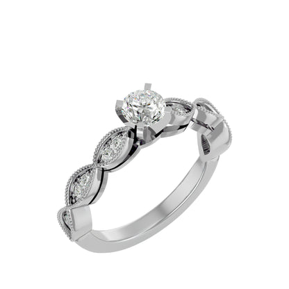 Eliana soliatire diamond engagement ring