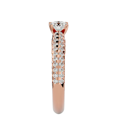 Ranya solitaire diamond engagement ring