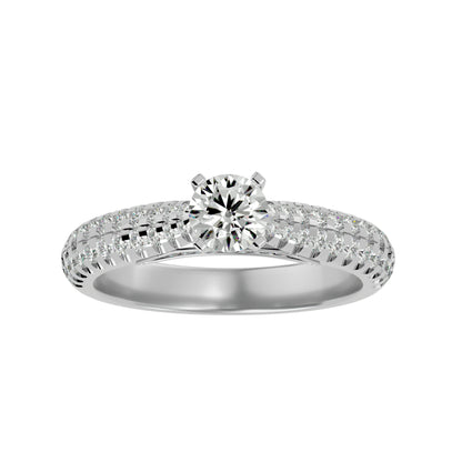 Ranya solitaire diamond engagement ring