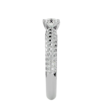 Ranya solitaire diamond engagement ring