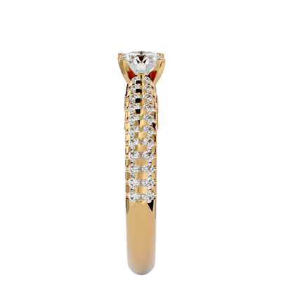 Ranya solitaire diamond engagement ring